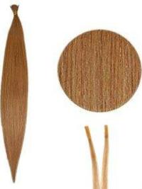 Preferential Auburn Synthetic Stick-I Tip Hair Extensions