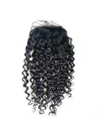 Easeful Black Curly Long Lace Closures